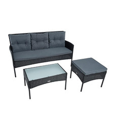 Rattan Gartenmöbel Set Lounge