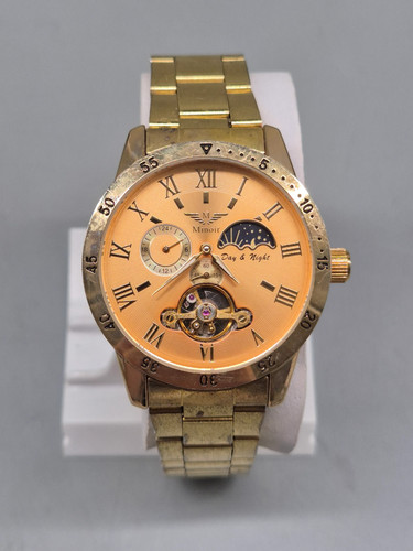 Goldfarbene minoir herren uhr - minoir,