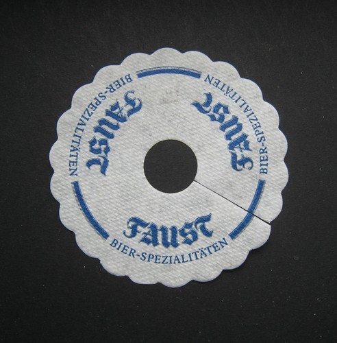 Faust pilsdeckchen coaster - pilsdeckchen,