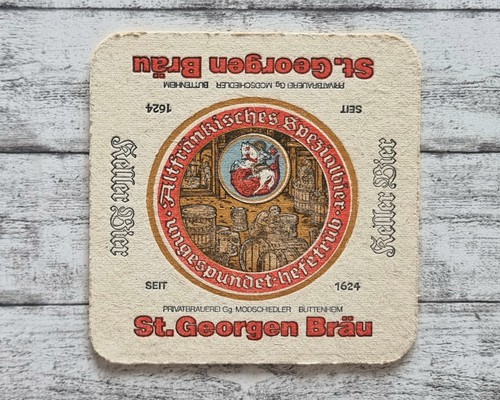 Georgen bräu bierdeckel - st,