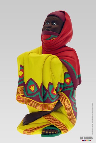 Resin figur souahélia - resin,