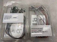 2x H0 Modellbahn LED-Leuchten