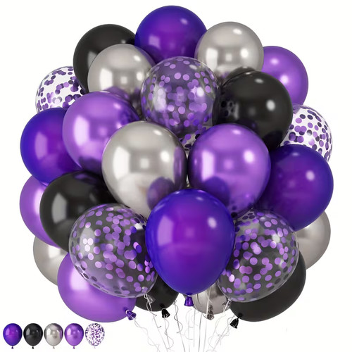 50x luftballons metallic - luftballons,