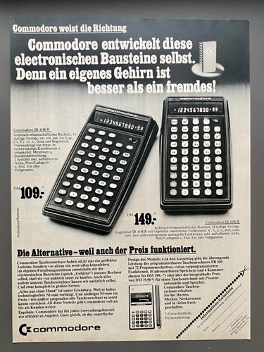 Commodore taschenrechner 70s - commodore,