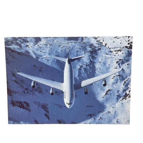 Postkarte flugzeug airline - postkarte,