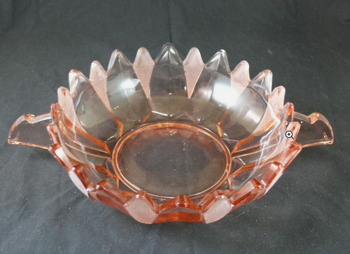 Rosalin pressglas schale - pressglas,