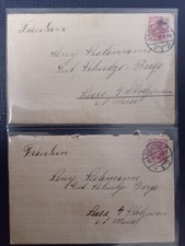 Zwei alte Briefe mit Nr. 56