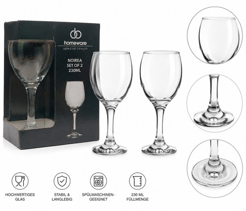 Homeware noirea weingläser - homeware,