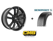 Winterräder für neuen VW Caddy SK SKN 16 Zoll 4 x CMS C27 black Semperit Reifen