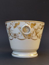 rare alte Meissen Tasse mit Goldmalerei Frühes 19. Jh.