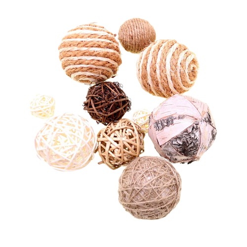 10pcs rattan ball dekorative - ball,