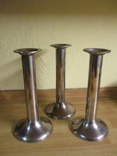 3 Metall Kerzenständer Kerzenleuchter Gewicht je. 345gr.  Höhe 20cm