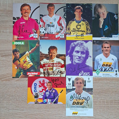 Signierte autogrammkarten - signierte,