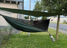 Hennessy Hammock Expedition A-sym ZIP Hängematte mit Tarp oliv #1311