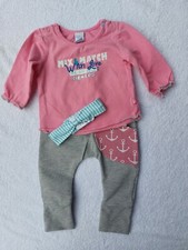 Puppenkleidung 3tlg Jogging - Hose - Shirt und Haarband für Puppengröße ab 55 cm