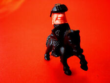 1986 D/EU Steckfigur RITTER KUNIBERT auf Pferd schwarz