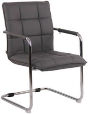 Besucherstuhl Gandia Echtleder