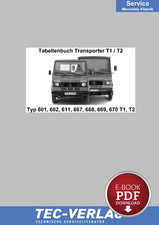 Ebook  Mercedes Tabellenbuch