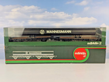 (4540) Märklin 5871 Spur 1 Drehschemel Röhrenwagen Mannesmann  in OVP