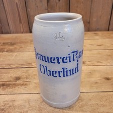 alter Bierkrug Brauerei Rau Oberlind Sonneberg 1L Maßkrug
