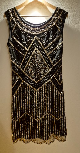 20er jahre pailletten kleid - jahre,