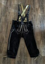 Kniebund Lederhose schwarz