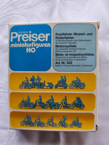 Preiser 18x kraftfahrermoped - preiser,