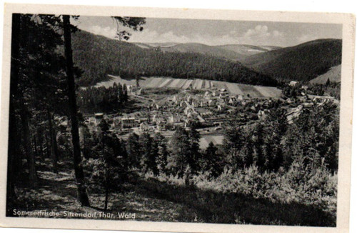 Ansichtskarte sitzendorf - ansichtskarte,