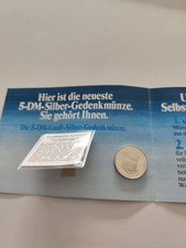 5,- DM - 1977 J - SILBER -Carl