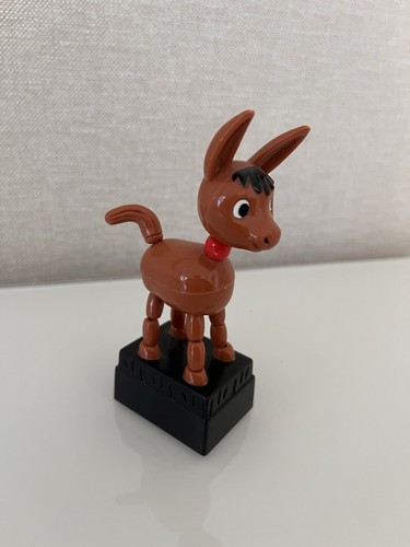 Vintage wackelfigur esel aus - wackelfigur,