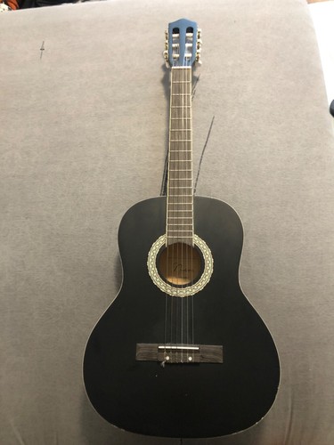 Gitarre schwarz - schwarz,
