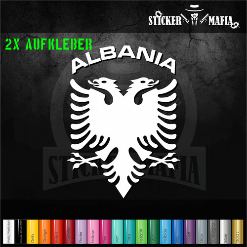 Aufkleber albanien - aufkleber, #albanien