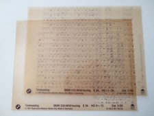 BMW E34 530i M60 touring Microfiche Teilekatalog Ersatzteilliste Stand 03/1993