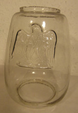 Ersatzglas für alte Laterne, geprägter Adler, vor 1945