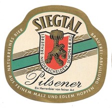altes Bieretikett