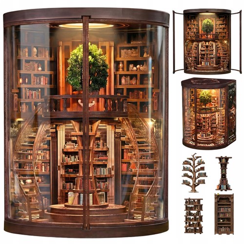 Diy book nook kit - nook, 3d