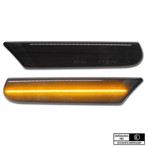 Schwarze led seitenblinker - led,
