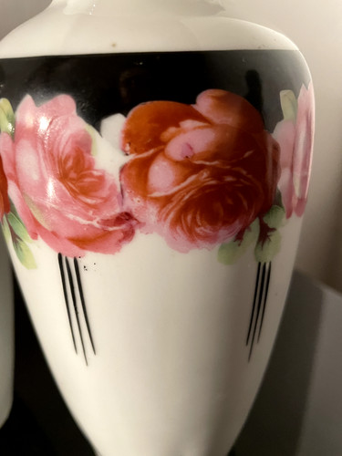 Vintage porzellan vase - 1x,