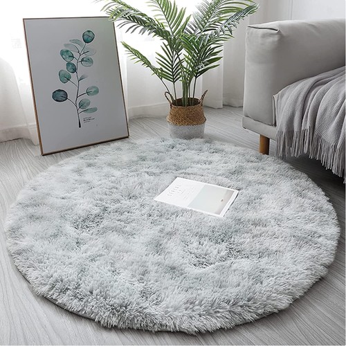 Eleganter rund teppich - eleganter,