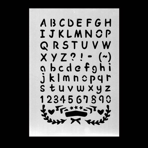 Schablone stencil buchstaben - schablone,