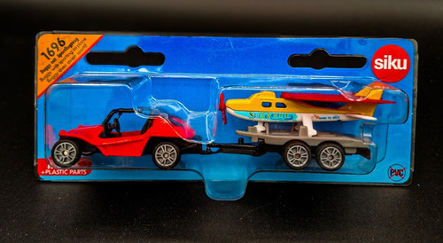 Siku buggy mit sportflugzeug - siku,