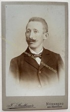 orig. CDV Foto Fotografie Mann