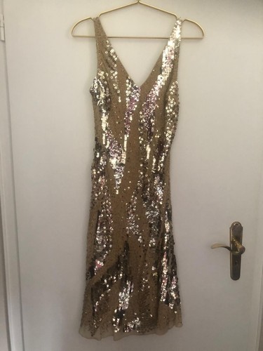 Heine goldenes kleid - kleid,