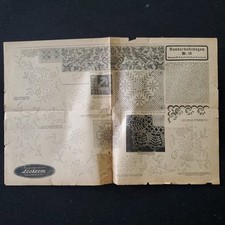 Antiker Bogen Kreuzstichmuster, Handarbeitsbogen, Verlag W. Vobach &, 46 X 30 cm