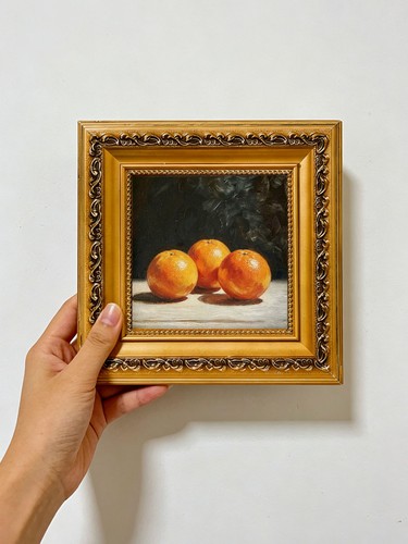 Drei orangen früchte - drei,