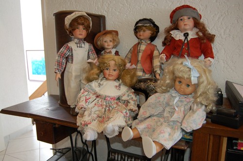 Puppen sammlung alt - sammlung,