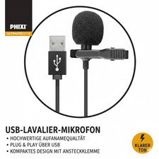 USB Lavalier-Mikrofon