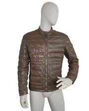 Joop Herren Lederjacke Schlammfarbe Größe 50