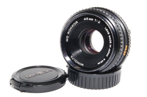Minolta lens rokkor 45mm f2 - lens,