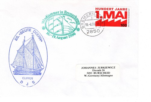 Schiffspost gaffelketch - gaffelketch, ss